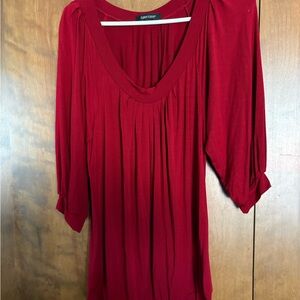 Karen Kane Deep Red Blouse
